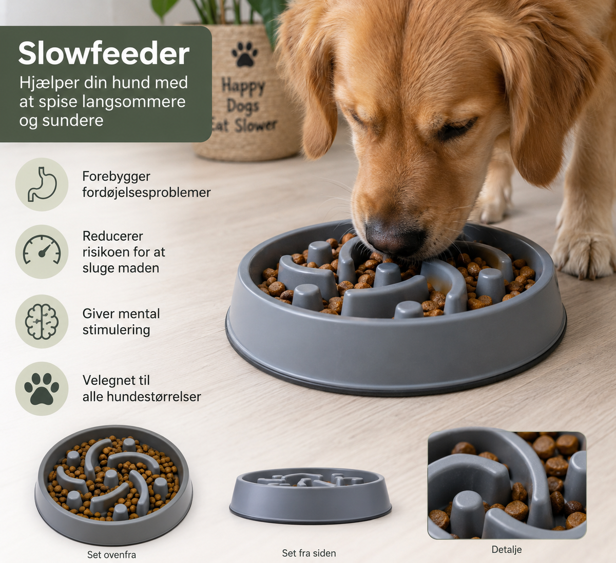 Slowfeeder eks. 1